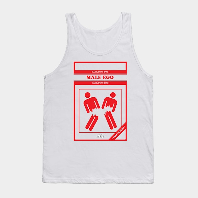 Male Ego v2 Tank Top by deathbytoys